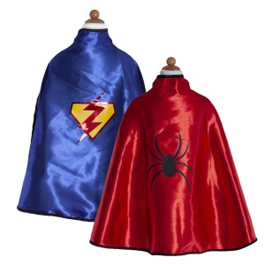 cape reversible spider et super heros